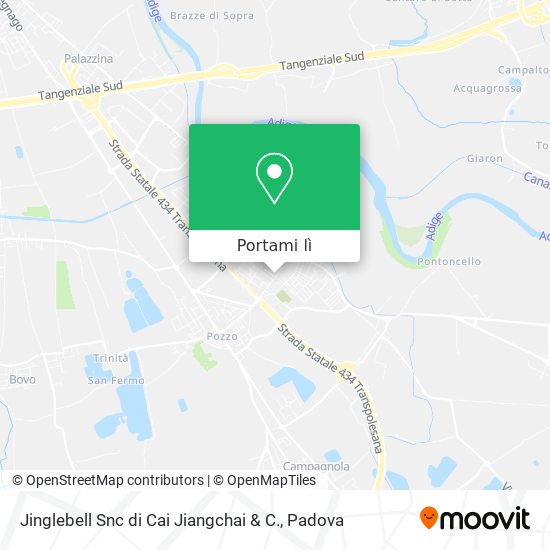 Mappa Jinglebell Snc di Cai Jiangchai & C.