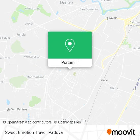 Mappa Sweet Emotion Travel