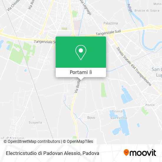 Mappa Electricstudio di Padovan Alessio