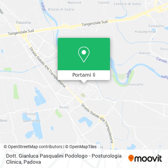 Mappa Dott. Gianluca Pasqualini Podologo - Posturologia Clinica