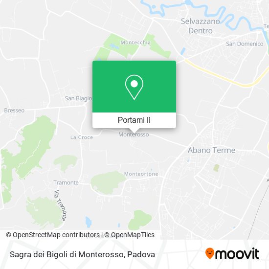 Mappa Sagra dei Bigoli di Monterosso