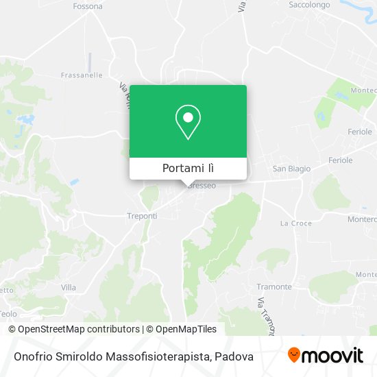 Mappa Onofrio Smiroldo Massofisioterapista