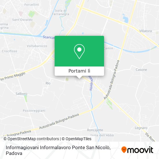 Mappa Informagiovani Informalavoro Ponte San Nicolò