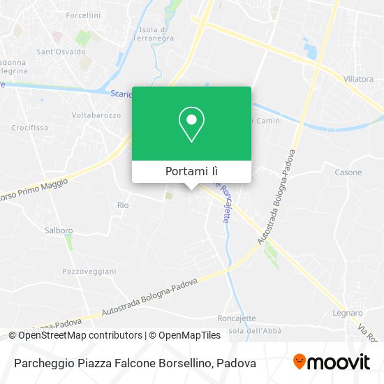 Mappa Parcheggio Piazza Falcone Borsellino