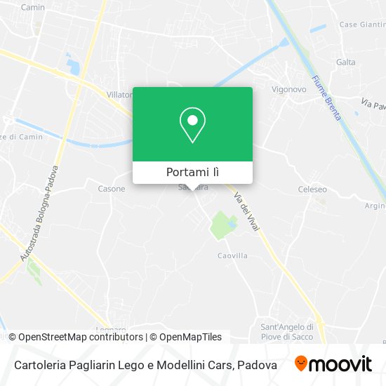 Mappa Cartoleria Pagliarin Lego e Modellini Cars