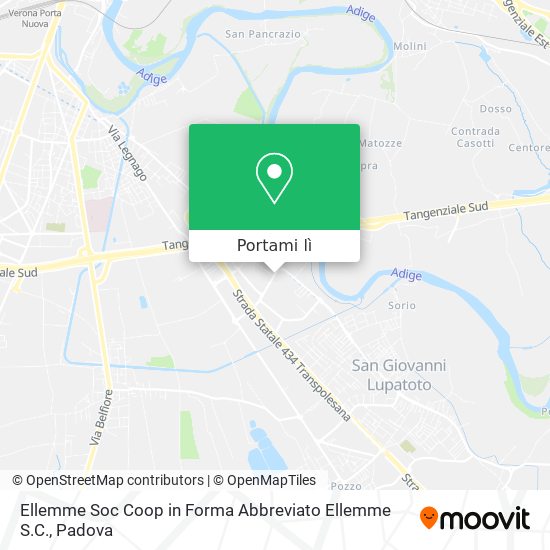 Mappa Ellemme Soc Coop in Forma Abbreviato Ellemme S.C.