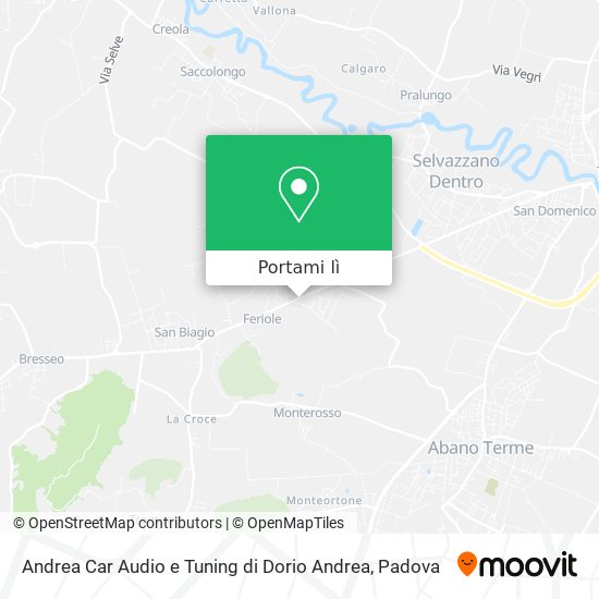 Mappa Andrea Car Audio e Tuning di Dorio Andrea