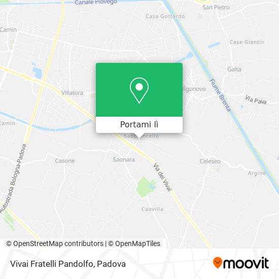 Mappa Vivai Fratelli Pandolfo