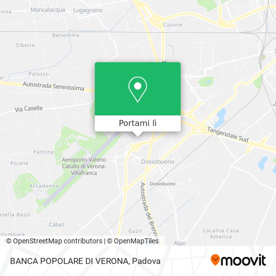 Mappa BANCA POPOLARE DI VERONA