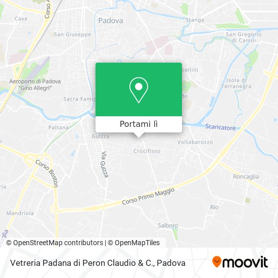 Mappa Vetreria Padana di Peron Claudio & C.