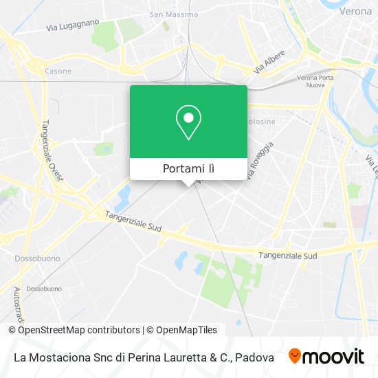 Mappa La Mostaciona Snc di Perina Lauretta & C.