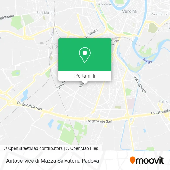 Mappa Autoservice di Mazza Salvatore
