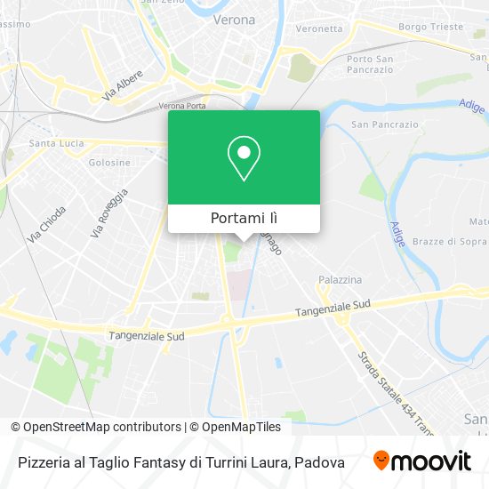 Mappa Pizzeria al Taglio Fantasy di Turrini Laura