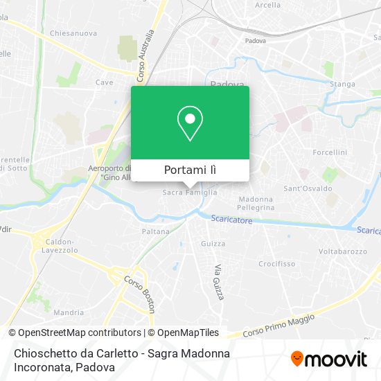 Mappa Chioschetto da Carletto - Sagra Madonna Incoronata