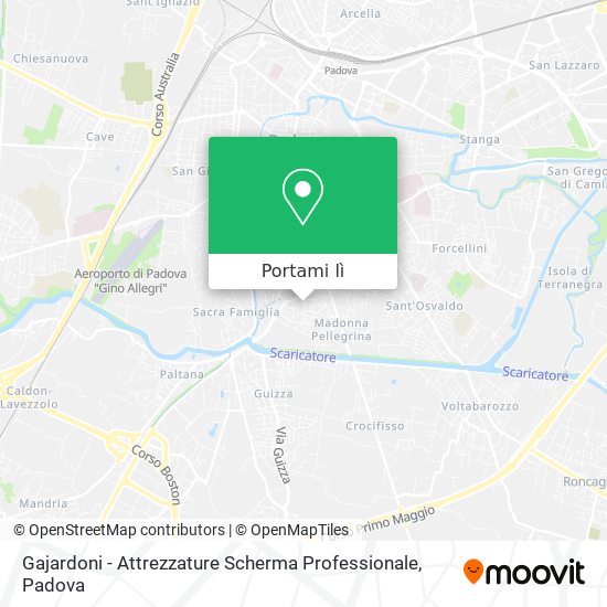 Mappa Gajardoni - Attrezzature Scherma Professionale