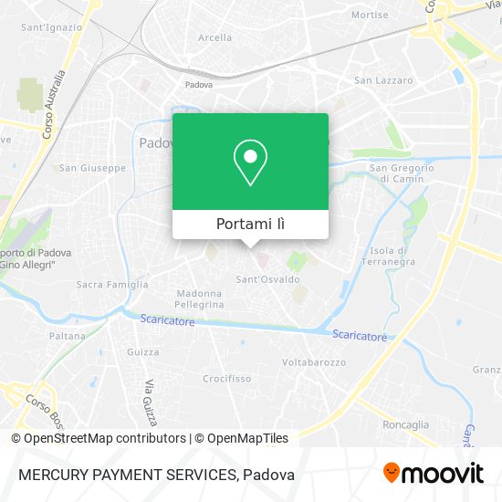 Mappa MERCURY PAYMENT SERVICES