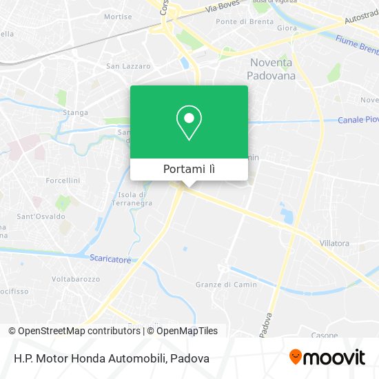 Mappa H.P. Motor Honda Automobili