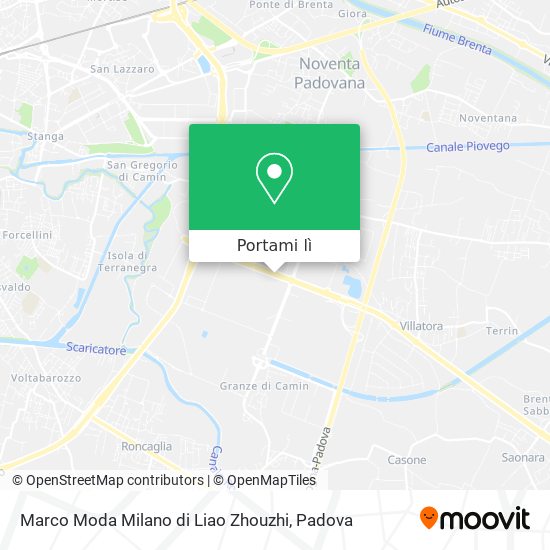 Mappa Marco Moda Milano di Liao Zhouzhi