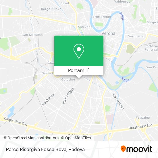 Mappa Parco Risorgiva Fossa Bova