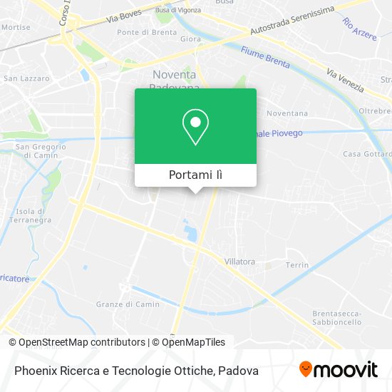 Mappa Phoenix Ricerca e Tecnologie Ottiche