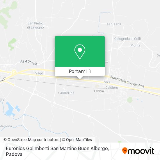 Mappa Euronics Galimberti San Martino Buon Albergo