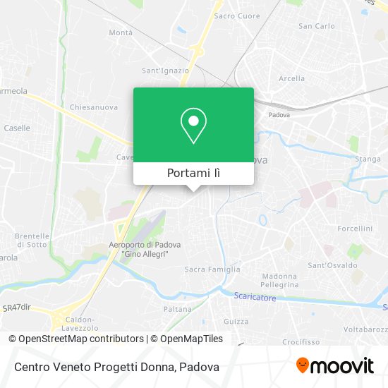 Mappa Centro Veneto Progetti Donna