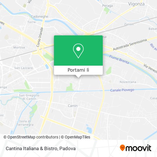 Mappa Cantina Italiana & Bistro