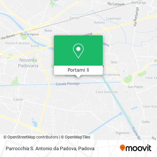 Mappa Parrocchia S. Antonio da Padova