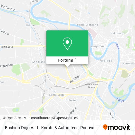 Mappa Bushido Dojo Asd - Karate & Autodifesa