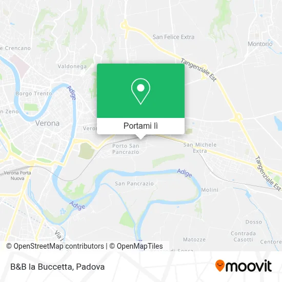 Mappa B&B la Buccetta