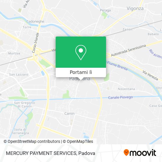 Mappa MERCURY PAYMENT SERVICES