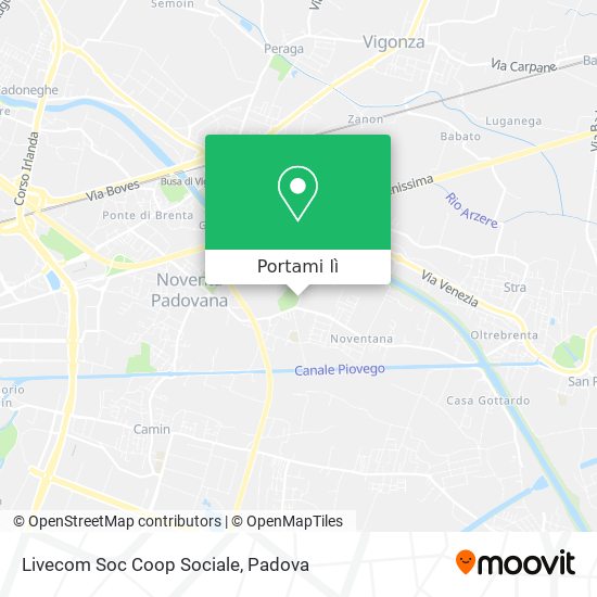 Mappa Livecom Soc Coop Sociale