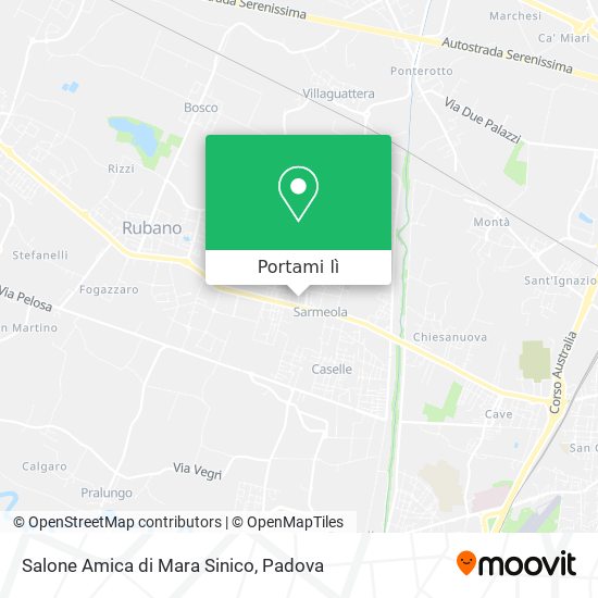 Mappa Salone Amica di Mara Sinico