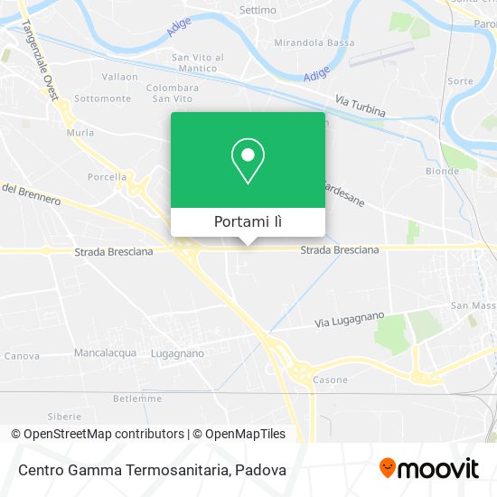 Mappa Centro Gamma Termosanitaria