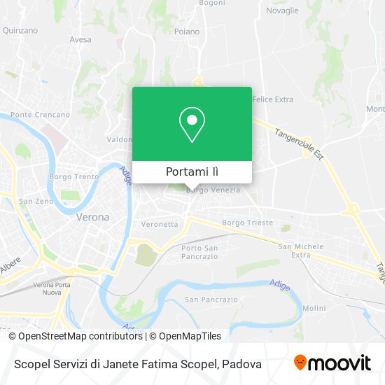 Mappa Scopel Servizi di Janete Fatima Scopel