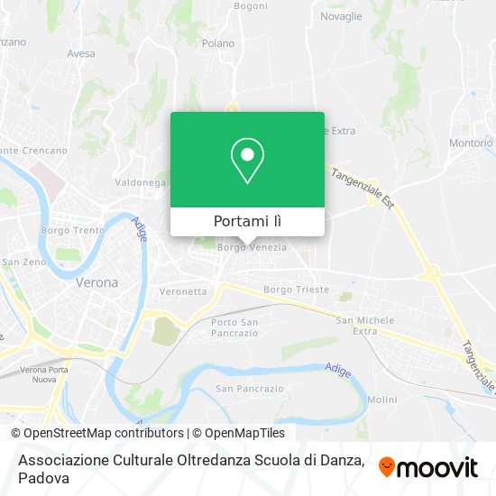 Mappa Associazione Culturale Oltredanza Scuola di Danza