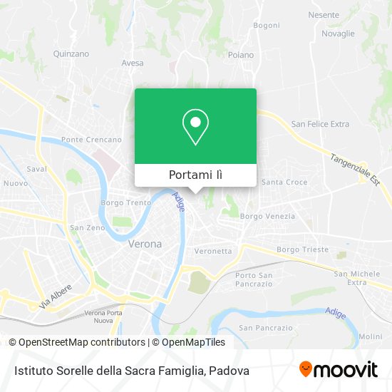 Mappa Istituto Sorelle della Sacra Famiglia