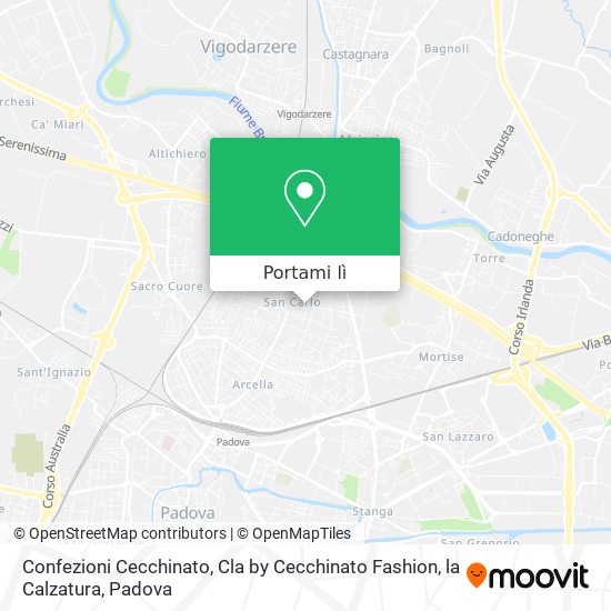 Mappa Confezioni Cecchinato, Cla by Cecchinato Fashion, la Calzatura