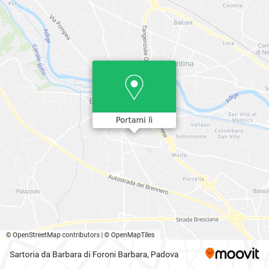 Mappa Sartoria da Barbara di Foroni Barbara