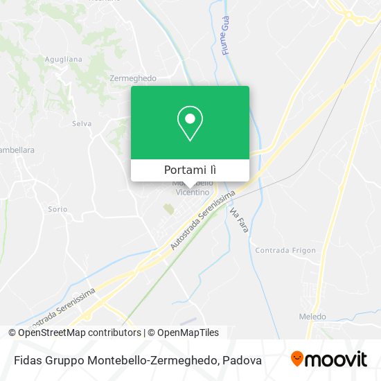 Mappa Fidas Gruppo Montebello-Zermeghedo