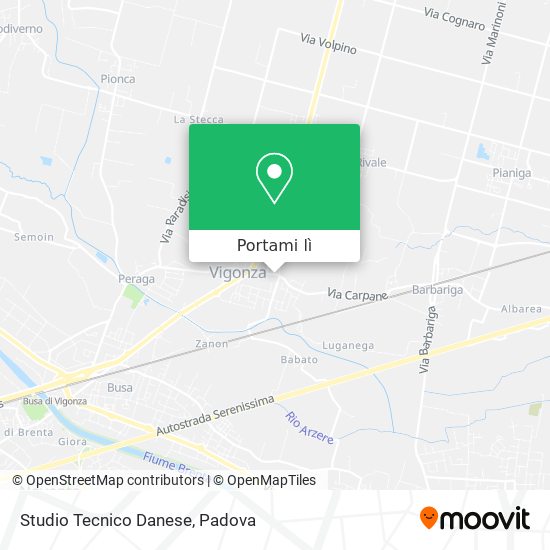 Mappa Studio Tecnico Danese