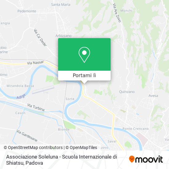Mappa Associazione Soleluna - Scuola Internazionale di Shiatsu