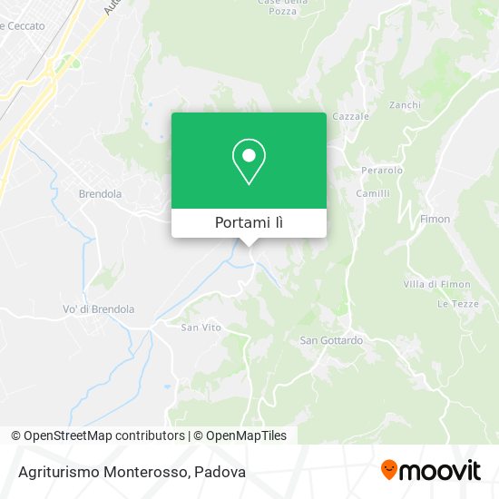Mappa Agriturismo Monterosso