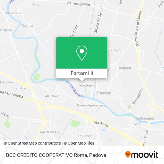 Mappa BCC CREDITO COOPERATIVO Roma