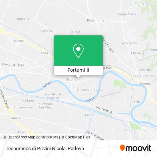 Mappa Tecnomecc di Pizzini Nicola