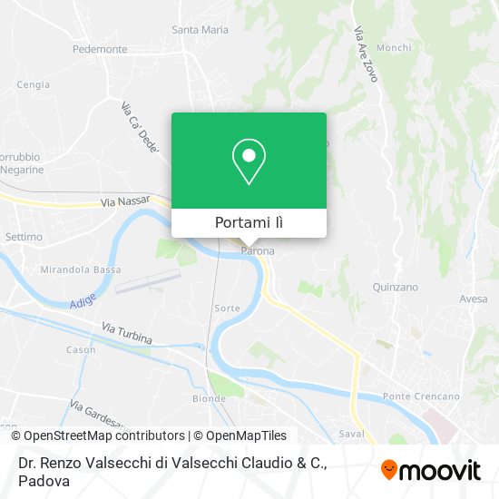 Mappa Dr. Renzo Valsecchi di Valsecchi Claudio & C.