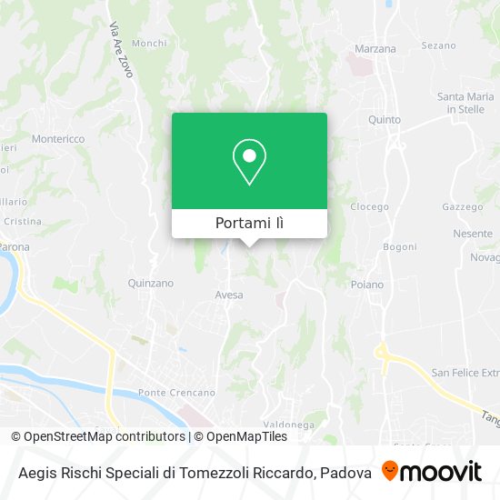 Mappa Aegis Rischi Speciali di Tomezzoli Riccardo