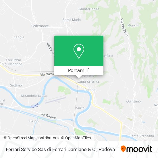 Mappa Ferrari Service Sas di Ferrari Damiano & C.