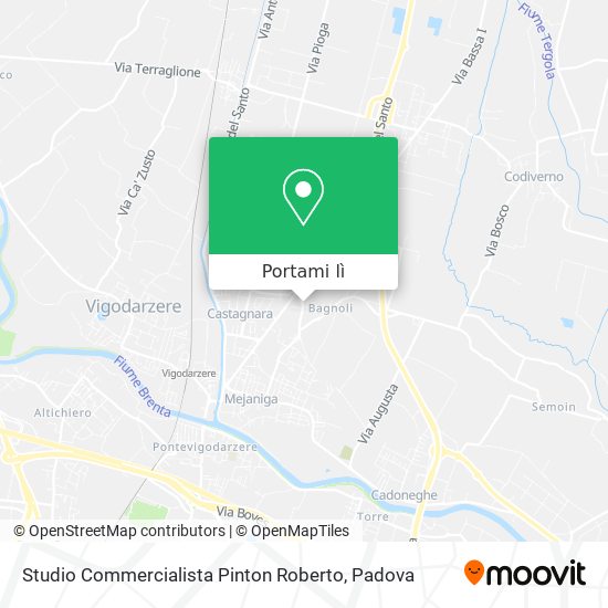 Mappa Studio Commercialista Pinton Roberto