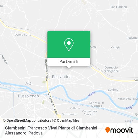 Mappa Giambenini Francesco Vivai Piante di Giambenini Alessandro